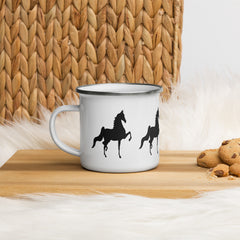 Saddlebred Enamel Mug