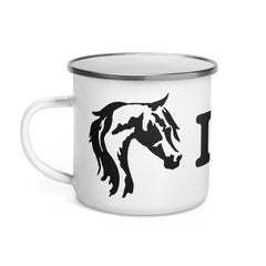 Horse Love Enamel Mug