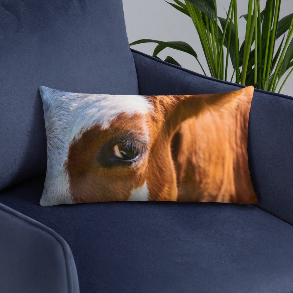 Cattle Print Basic Pillow