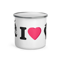 Horse Love Enamel Mug