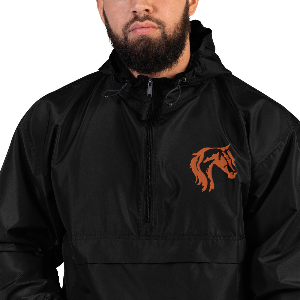 Horse Head Embroidered Champion Packable Jacket