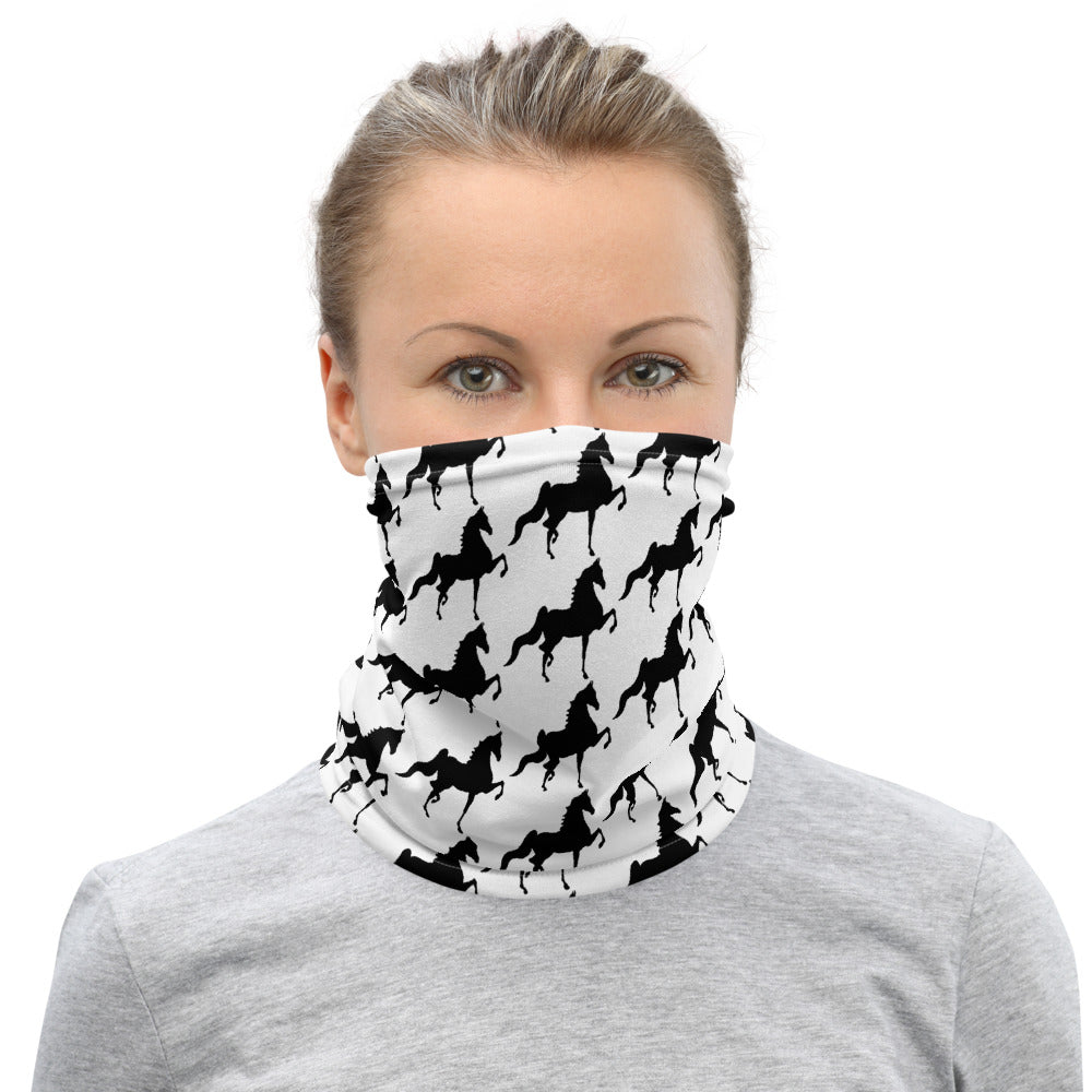 Saddlebred Print Neck Gaiter - AdeleEmbroidery