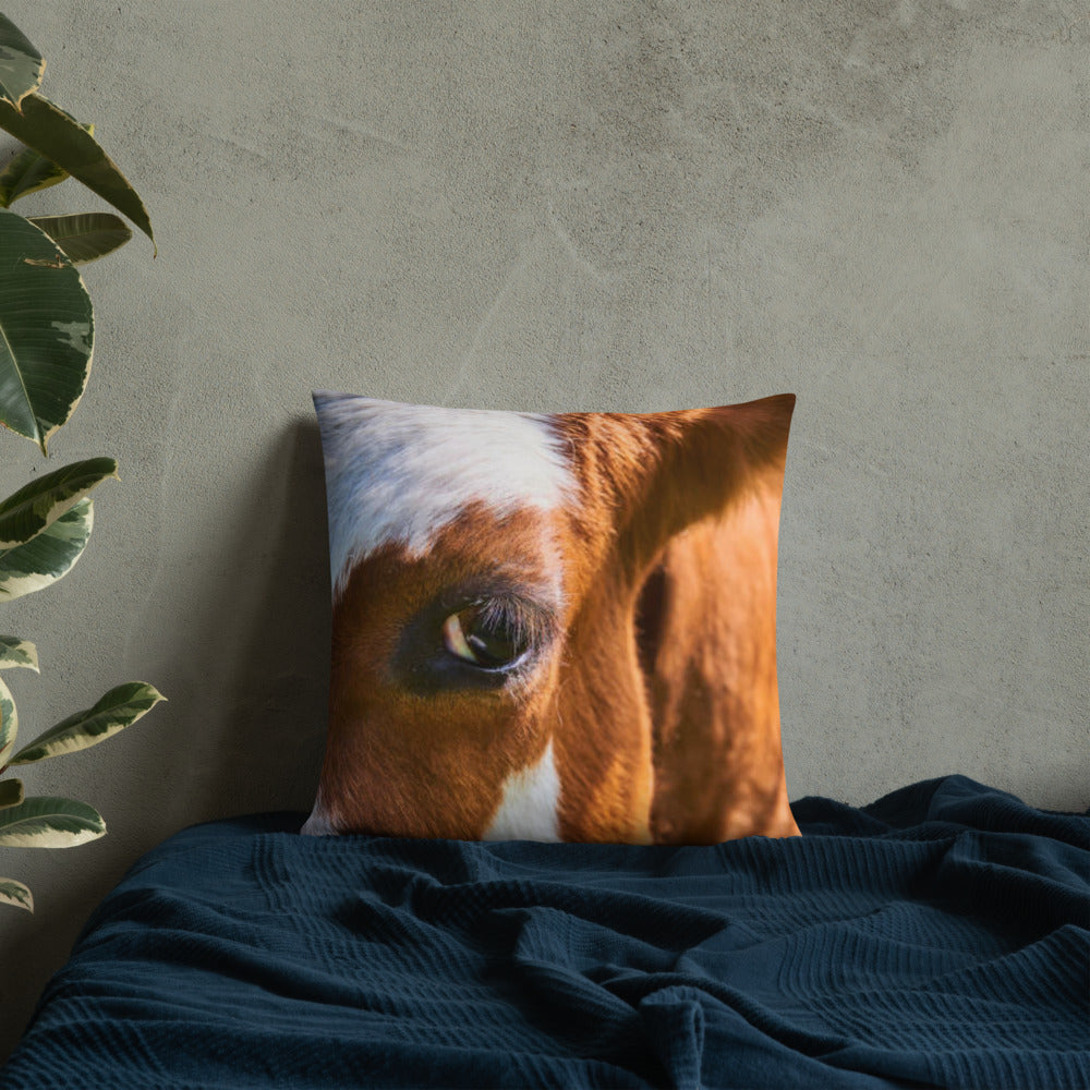 Cattle Print Basic Pillow