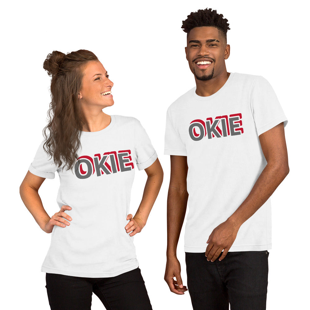 OKIE Print Short-Sleeve Unisex T-Shirt - AdeleEmbroidery