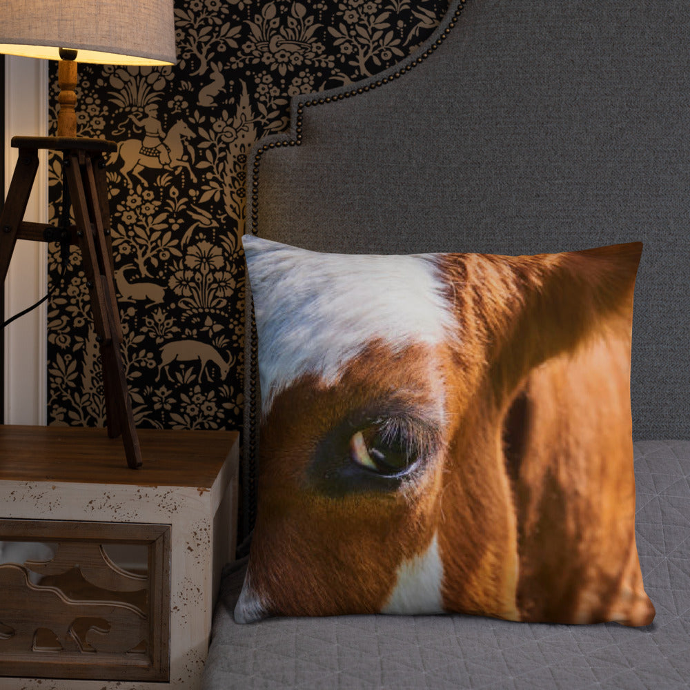 Cattle Print Basic Pillow