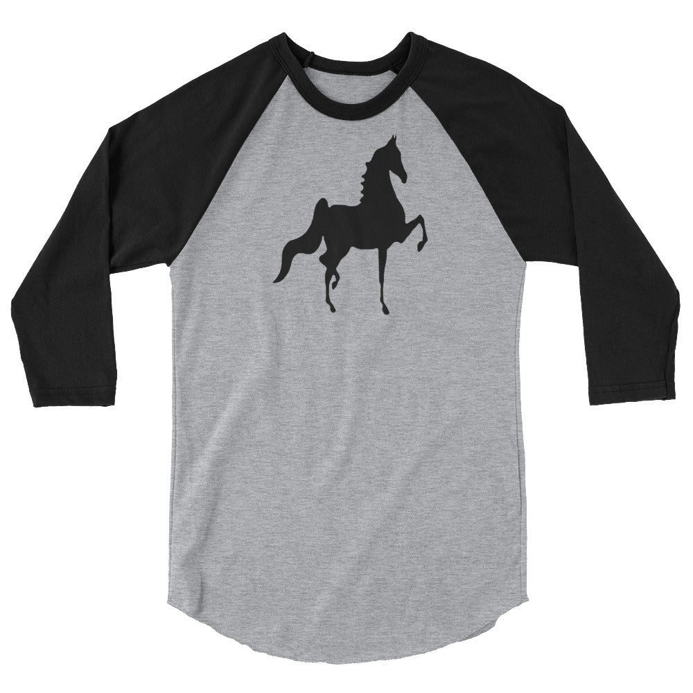 Saddlebred 3/4 Raglan Shirt - AdeleEmbroidery