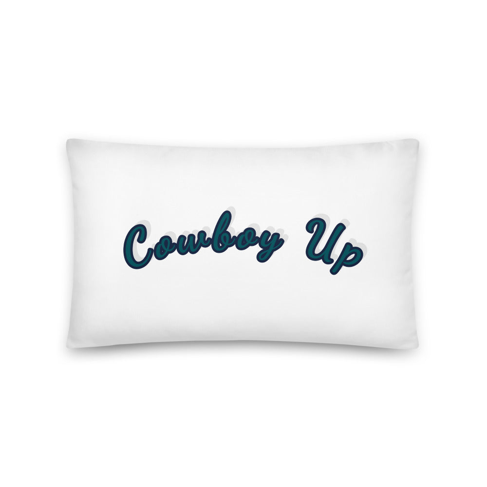 Cowboy Up printed Pillow