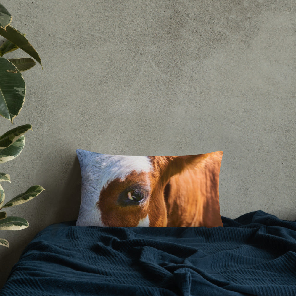 Cattle Print Basic Pillow