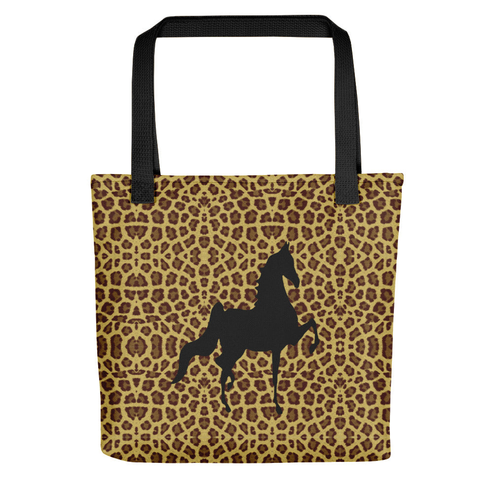 Saddlebred Leopard Tote bag - AdeleEmbroidery