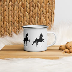 Saddlebred Enamel Mug