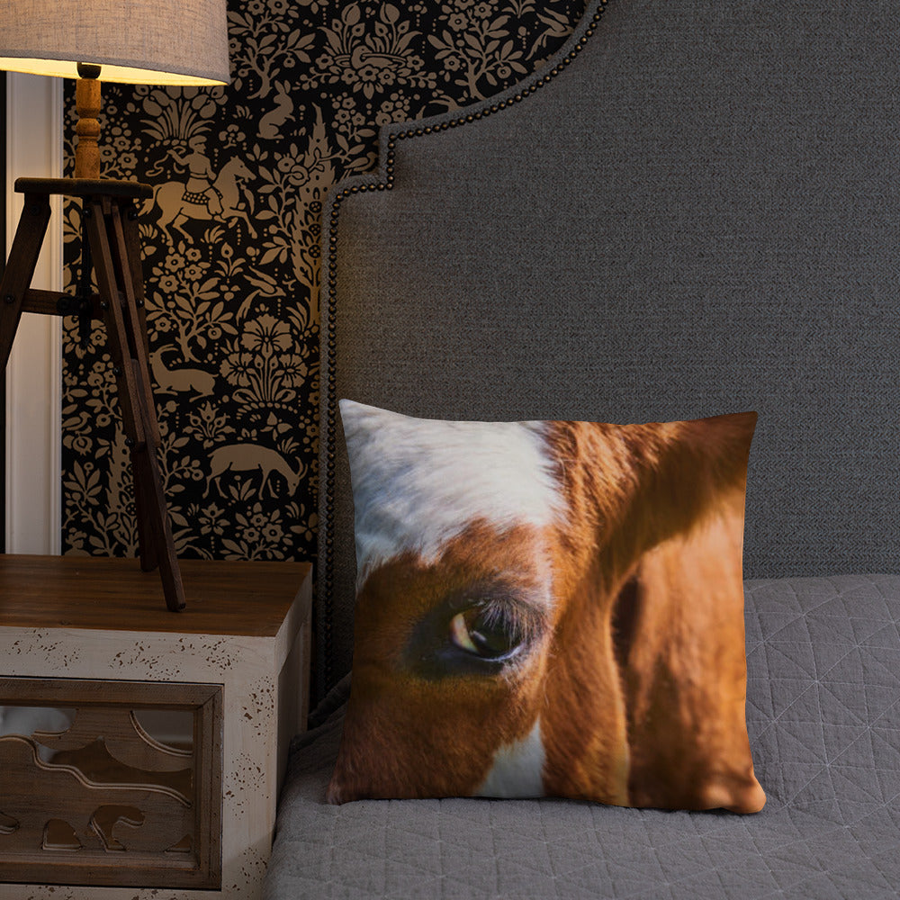 Cattle Print Basic Pillow