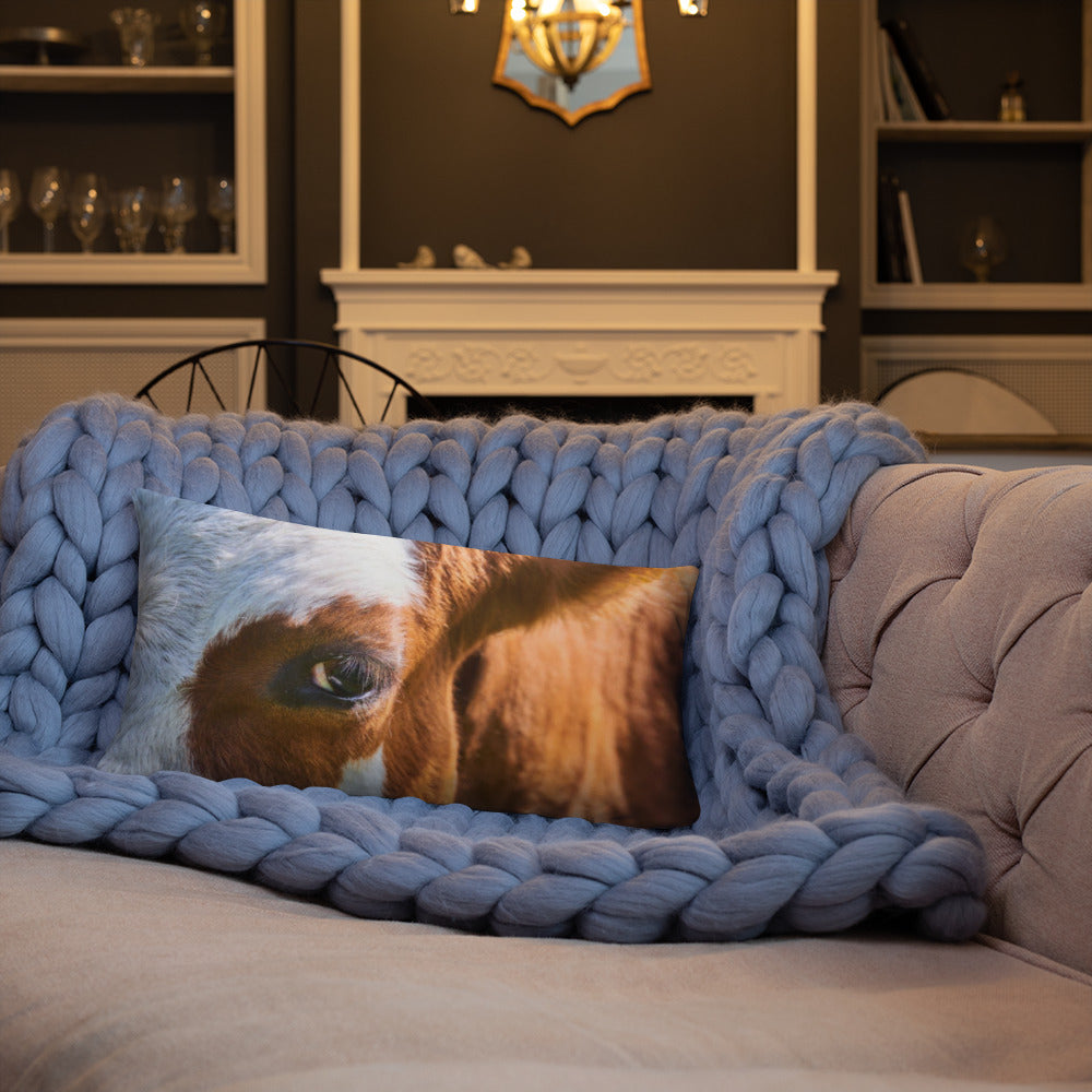 Cattle Print Basic Pillow