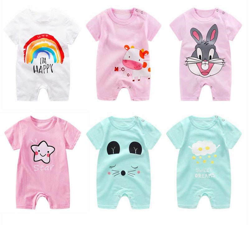 Short Sleeve baby clothing One Piece