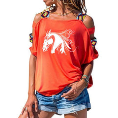 CuteHorse Head Women t-shirt